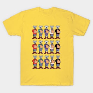 Cute Bears Eating Bread T-Shirt